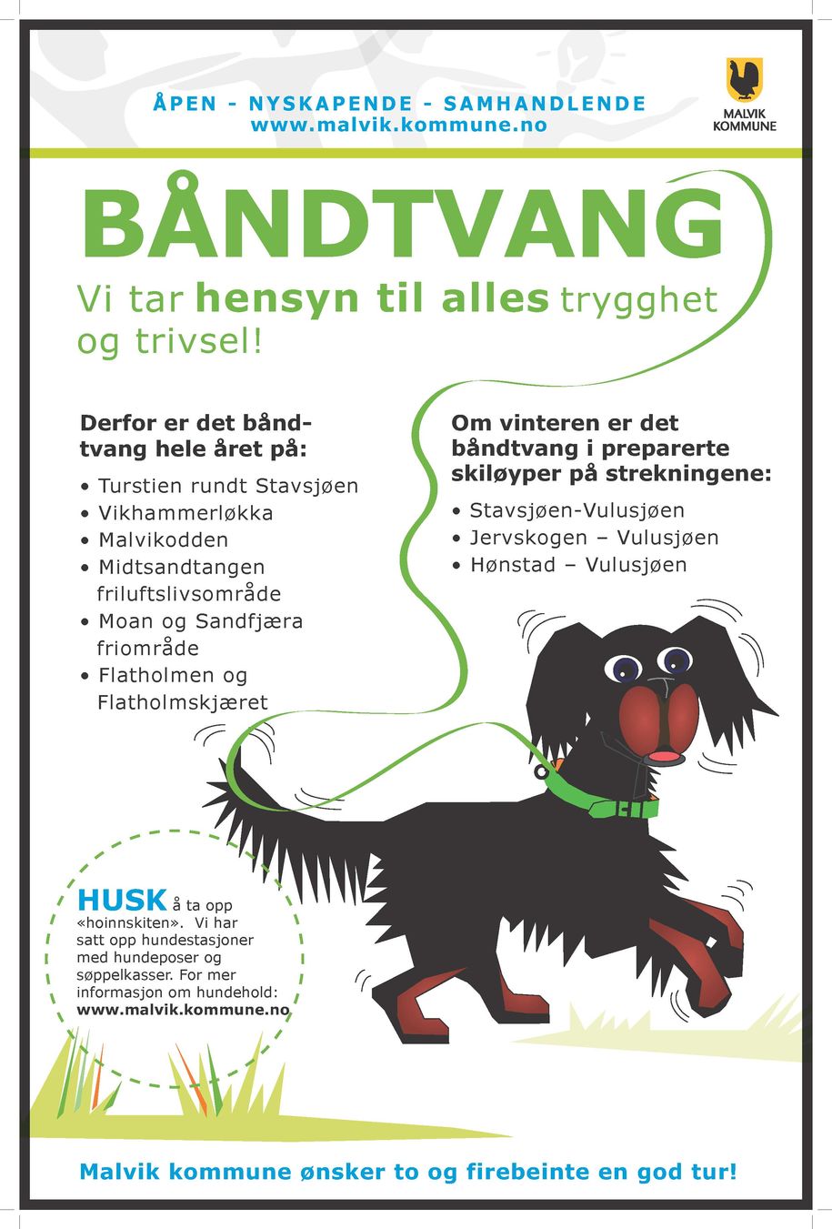 Båndtvang plakat