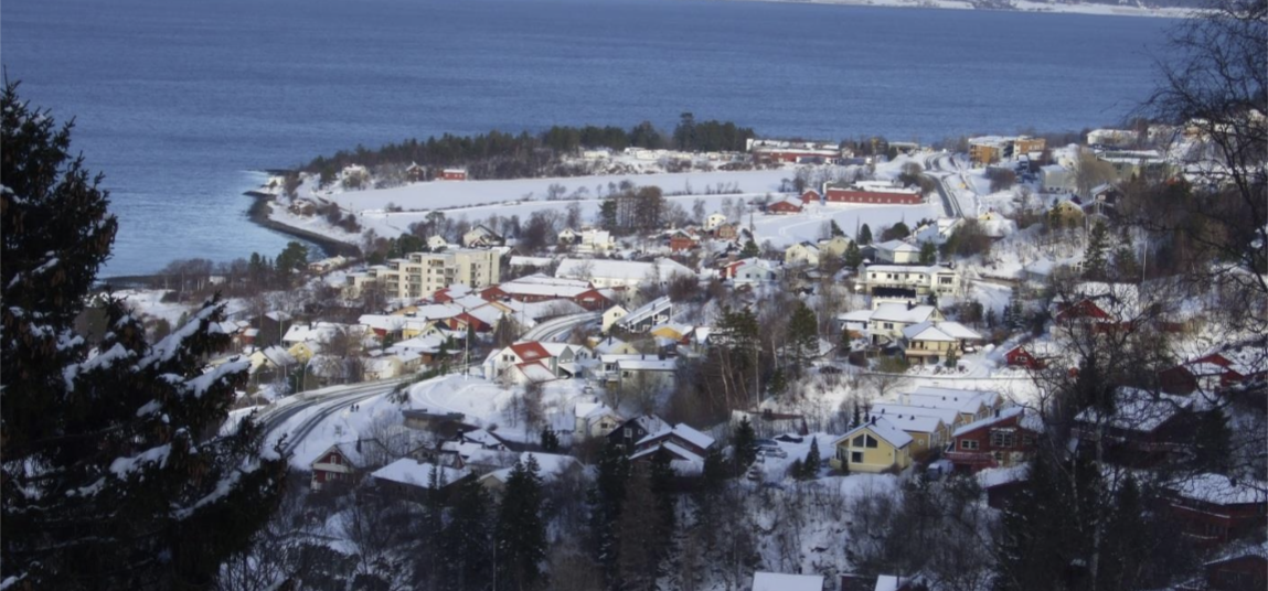 Oversiktsbilde av Vikhammer