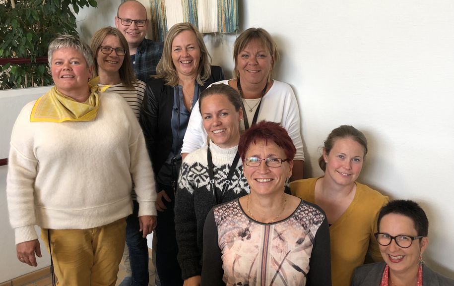 Ansatte ved helsetunene og de hjemmebaserte tjenestene i Malvik kommune. lokaliseringsteknologi