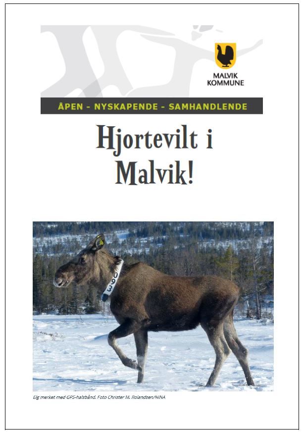Informasjon om hjortevilt i Malvik Hjortevilt i Malvik 2018