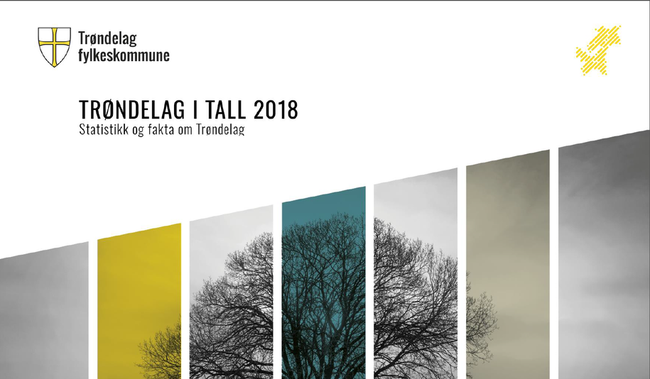 Forsiden til rapporten Forsiden til rapporten "Trøndelag i tall"