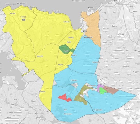 Digitale kart for hjorteviltvald og jaktfelt i Malvik kommune Digitale kart for hjorteviltvald og jaktfelt