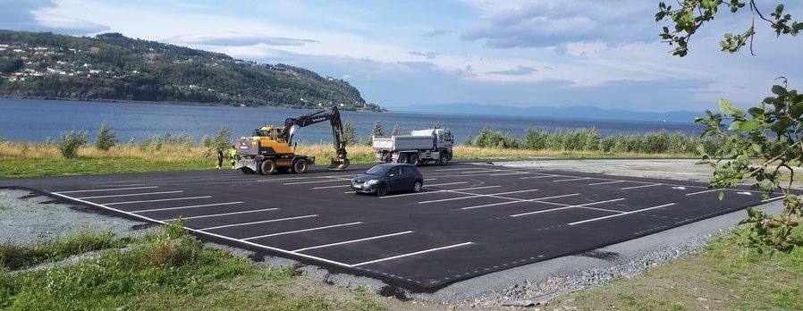 Ny parkeringsplass for Nygården og Malvikstien friluftsområder