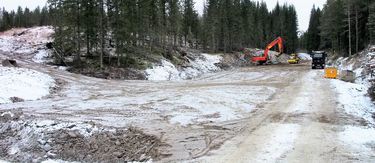 Parkeringsplassen er klar til bruk. Parkeringsplassen er klar til bruk.