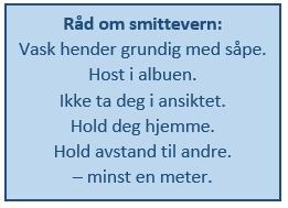 Råd om smittevern