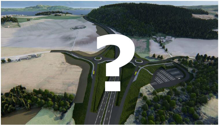 Illustrasjon E6 Leistadkrysset Nye veier AS Illustrasjon E6 Leistadkrysset