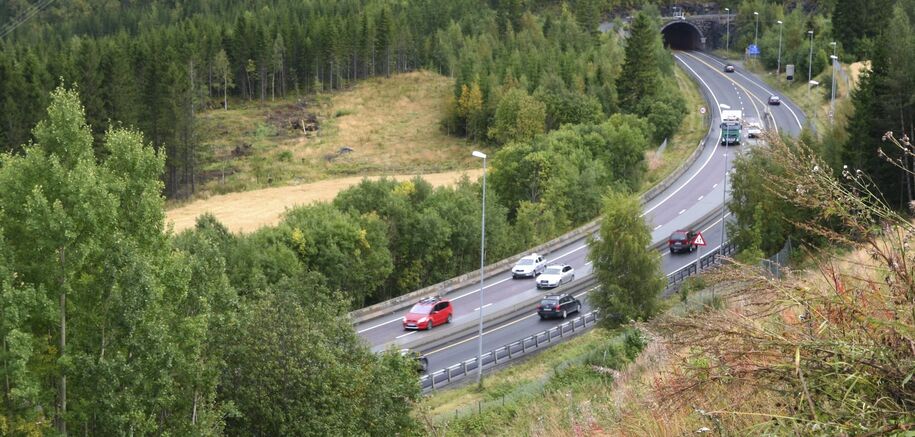 Stavsjøfjelltunnelen sett fra Nortura